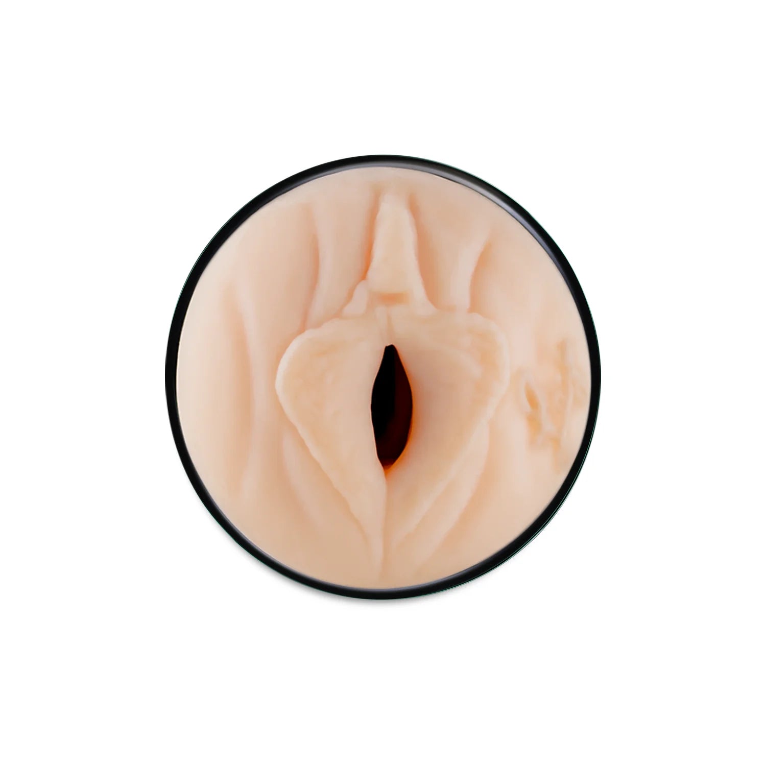 Close-up of the FeelStars FeelLeigh Stroker. The vulva is molded directly after the porn star's own body. | Kinkly Shop