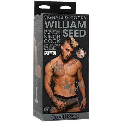 Packaging for the Signature Cocks - William Seed dildo | Kinkly Shop