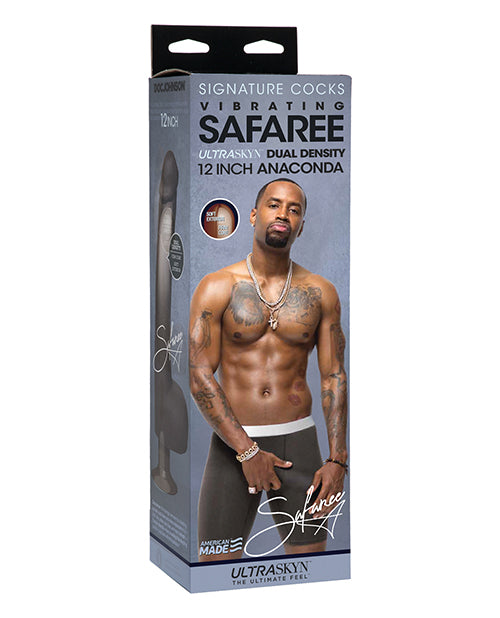 Packaging for the Signature Cocks - Safaree Ultraskyn Vibrating dildo | Kinkly Shop