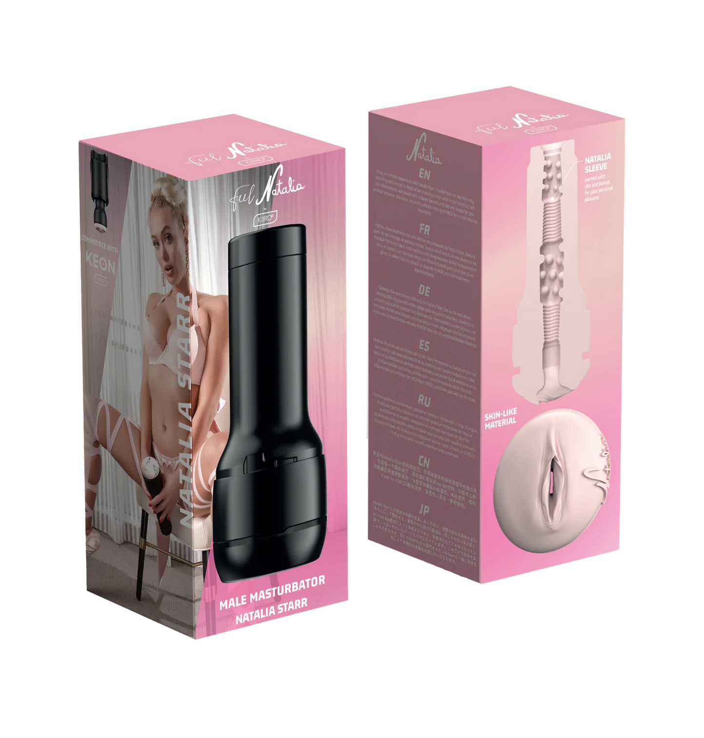 Packaging for the FeelStars FeelNatalia Stroker | Kinkly Shop