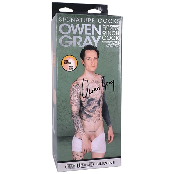 Packaging for the Signature Cocks - Owen Gray Silicone dildo | Kinkly Shop
