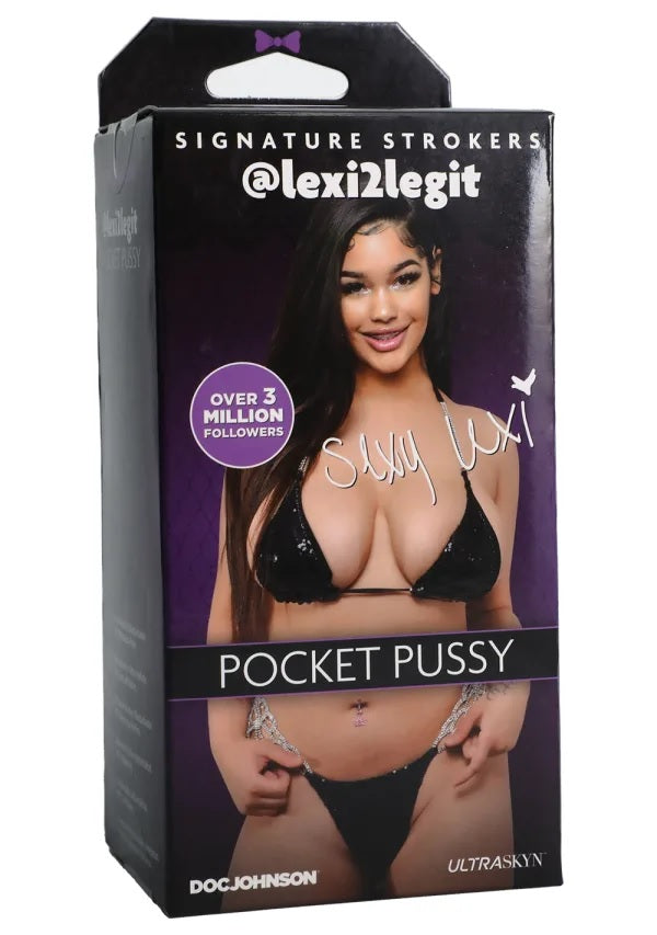 Packaging for the Signature Strokers Lexi2legit stroker | Kinkly Shop