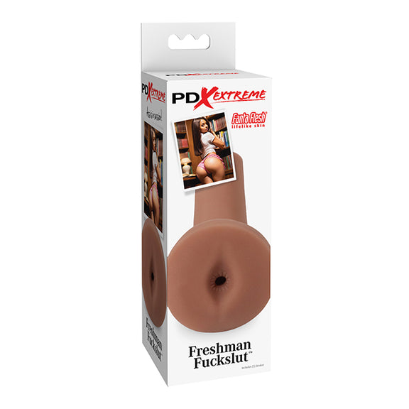 Packaging for the PDX Extreme Freshman Fuckslut in Darker | Kinkly Shop