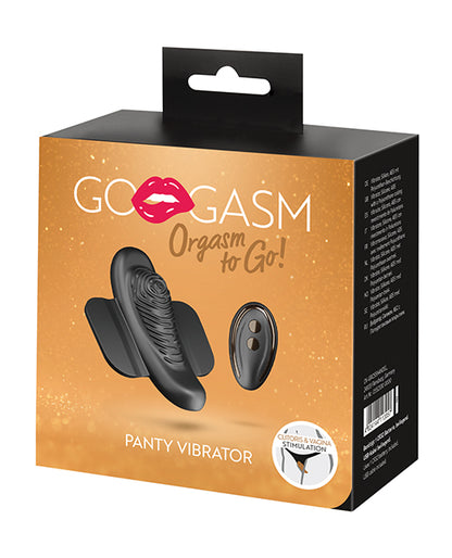 Packaging for the GoGasm Panty Vibrator | Kinkly Shop