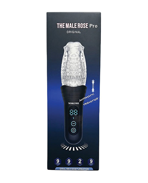 Packaging for the The Male Rose Pro: Thrusting, Rotating, & Vibrating 3D | Kinkly Shop