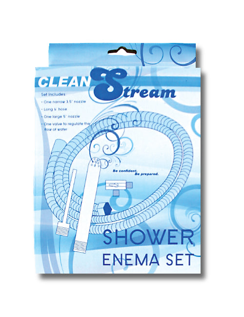 Packaging of the CleanStream Beginner Shower Enema Set | Kinkly Shop