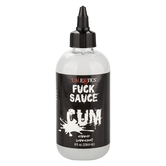 Fuck Sauce Cum Hybrid Lube - 8oz bottle in front of a plain white background | Kinkly Shop