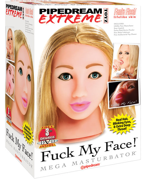 Packaging for the Pipedream Fuck My Face | Kinkly Shop
