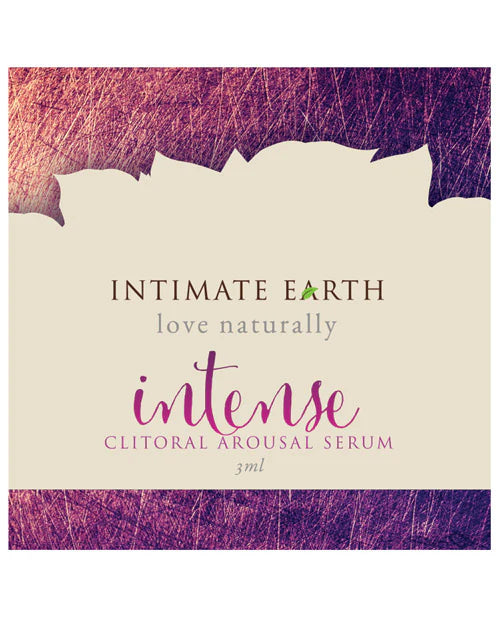 Foil size of the Intimate Earth Intense Clitoral Gel | Kinkly Shop