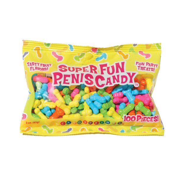 Packaging for the Super Fun Penis Candy | Kinkly Shop