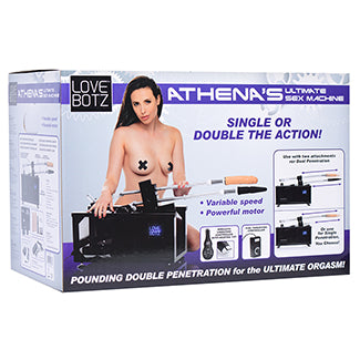 Packaging for the Athena's Ultimate Sex Machine. This packaging would be shipped in a plain brown discreet box for discretion. | Kinkly Shop