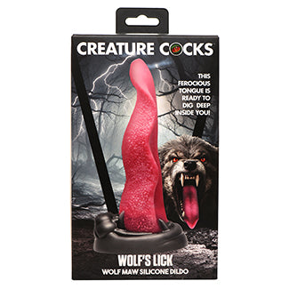 Packaging for the Creature Cocks Wolf's Lick | Kinkly Shop