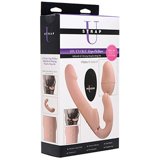 Packaging for the Strap U Ergo-Fit Inflatable & Vibrating Strapless Strap-On | Kinkly Shop
