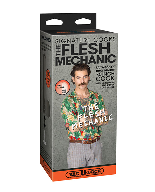Packaging for the Signature Cocks - The Flesh Mechanic dildo | Kinkly Shop