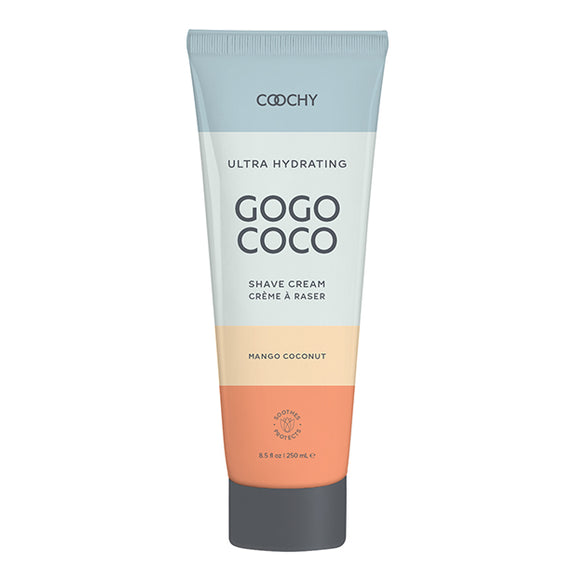 Front of the Coochy Ultra Hydrating Shave Cream packaging | Kinkly Shop