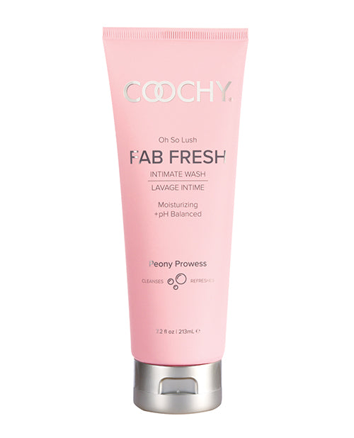 The front side of the COOCHY Fab Fresh Feminine Wash tube | Kinkly Shop