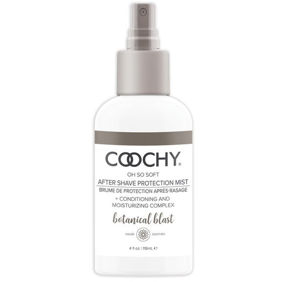 Front of the bottle of COOCHY After-Shave Rash Rescue Mist | Kinkly Shop