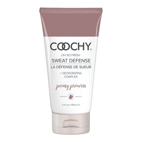 Front side of the tube of the COOCHY Sweat Defense Protection Lotion | Kinkly Shop