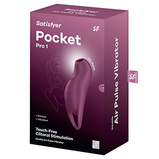 Packaging for the Satisfyer Pocket Pro 1 | Kinkly Shop