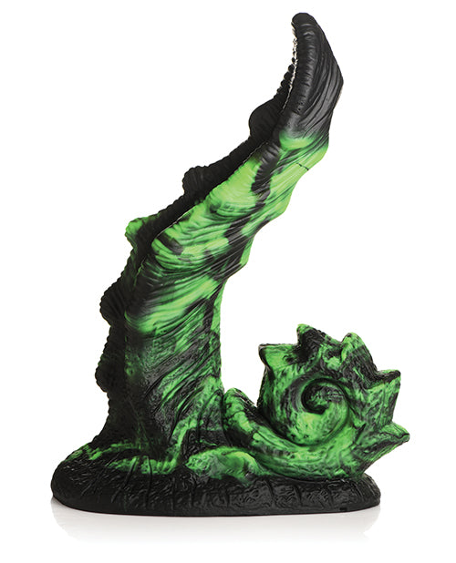 The Creature Cocks Glowzilla in front of a plain white background | Kinkly Shop