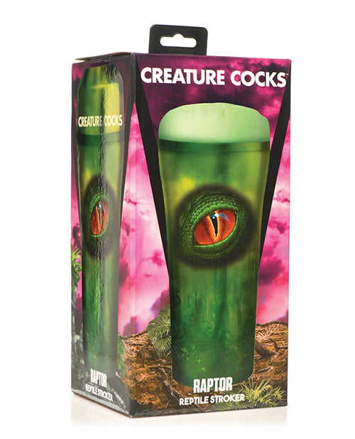 Cardboard box packaging for the Creature Cocks Raptor Stroker | Kinkly Shop