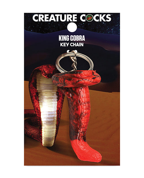 Packaging for the Creature Cocks King Cobra Key Chain | Kinkly Shop