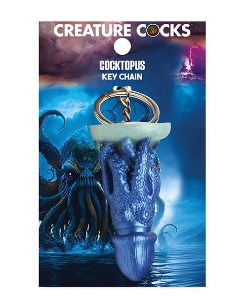Packaging for the Creature Cocks Cocktopus Key Chain | Kinkly Shop
