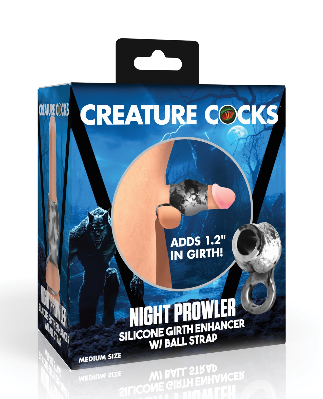 Packaging for the Creature Cocks Night Prowler Sleeve | Kinkly Shop