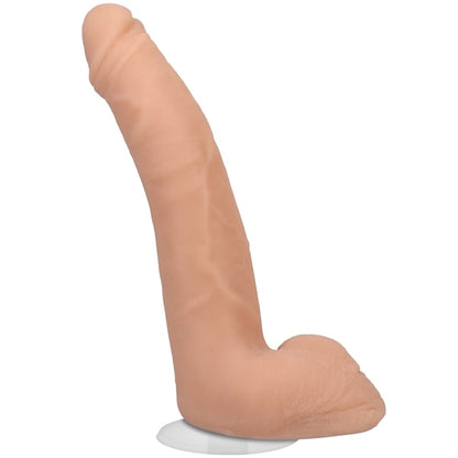 A side view of the Signature Cocks - Quinton James dildo | Kinkly Shop