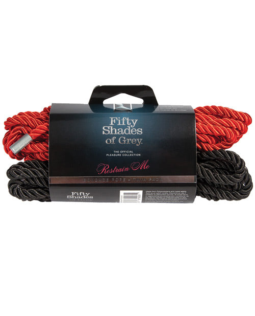 Packaging for the "Restrain Me" Bondage Rope Twin Pack | Kinkly Shop
