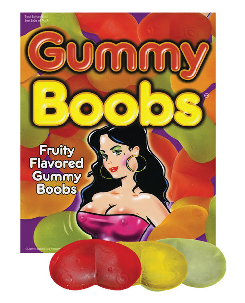 Packaging for the Gummy Boobs Candy | Kinkly Shop