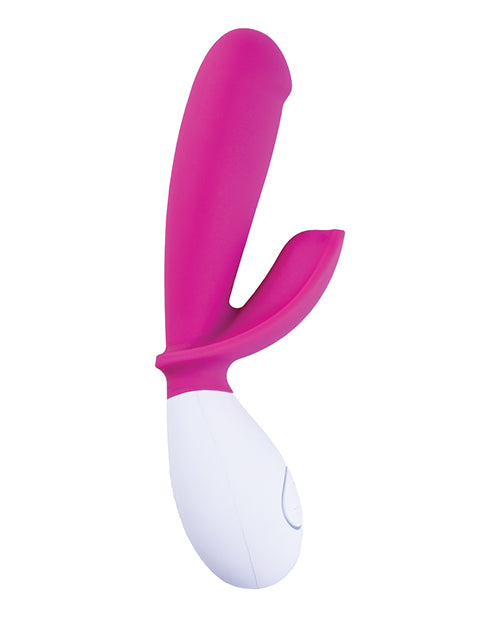 The OhMiBod Lovelife Snuggle in front of a plain white background | Kinkly Shop