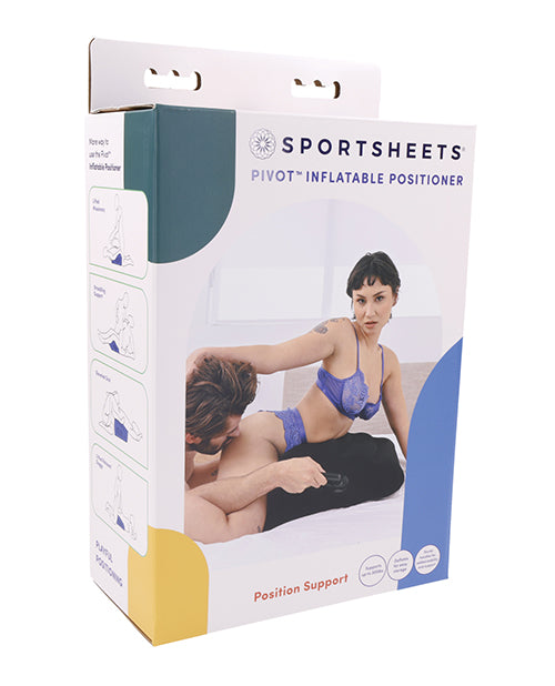 Packaging for the Sportsheets Inflatable Positioner | Kinkly Shop