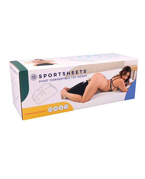 Packaging for the Sportsheets Pivot Convertible Toy Mount | Kinkly Shop