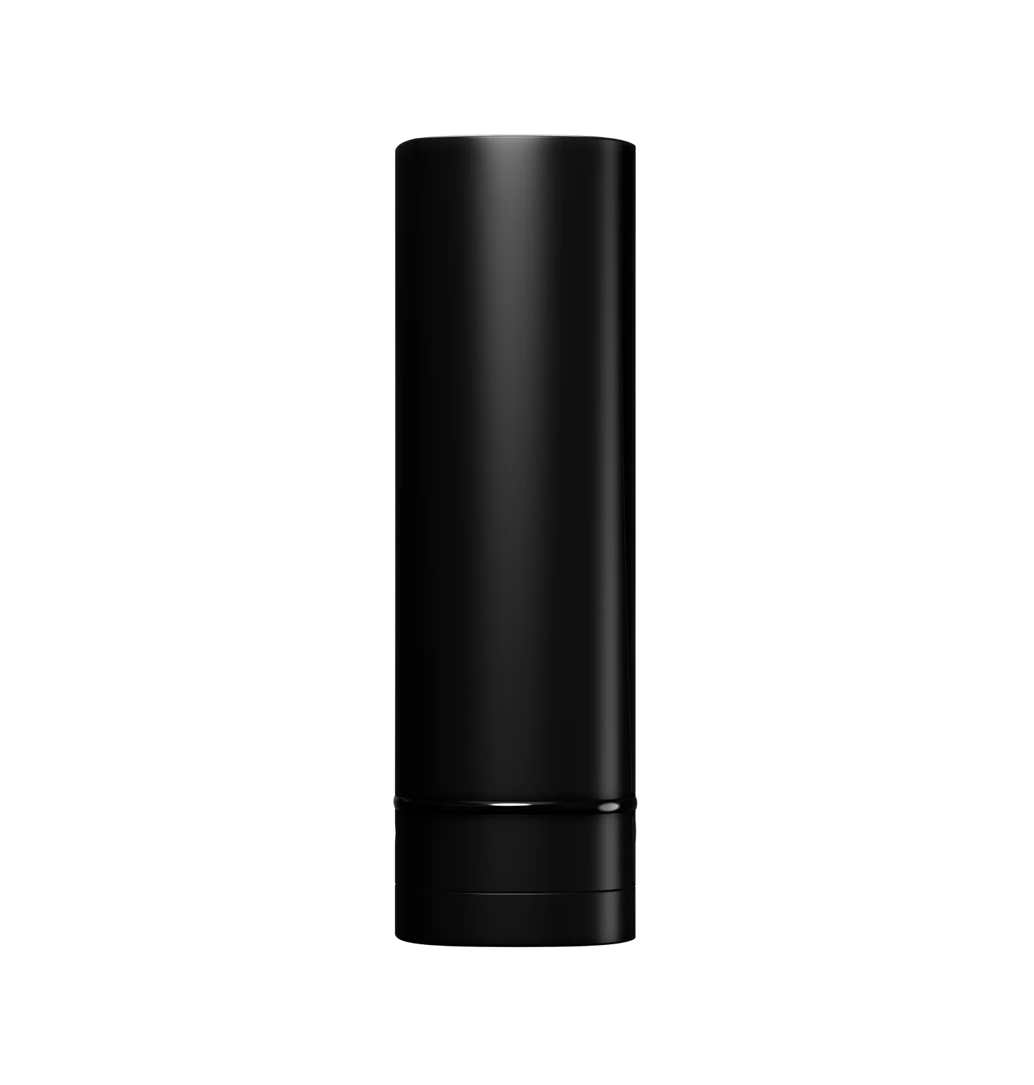 Backside of the Onyx+ FeelPornStar Experience. The backside of the stroker is a sleek, black, plain panel. | Kinkly Shop