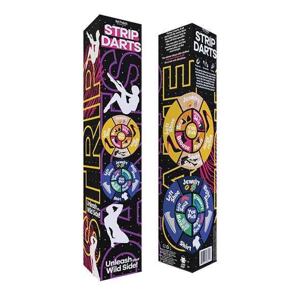 Packaging for the Strip Darts game | Kinkly Shop