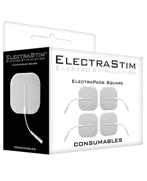 ElectraStim Square Self Adhesive Pads (Pack of 4)