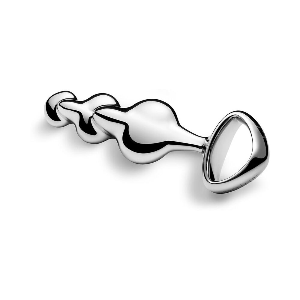The njoy Disco in front of a plain white background. The dildo is very thick. | Kinkly Shop