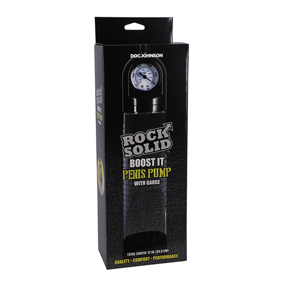 Rock Solid Boost It Penis Pump w/Gauge