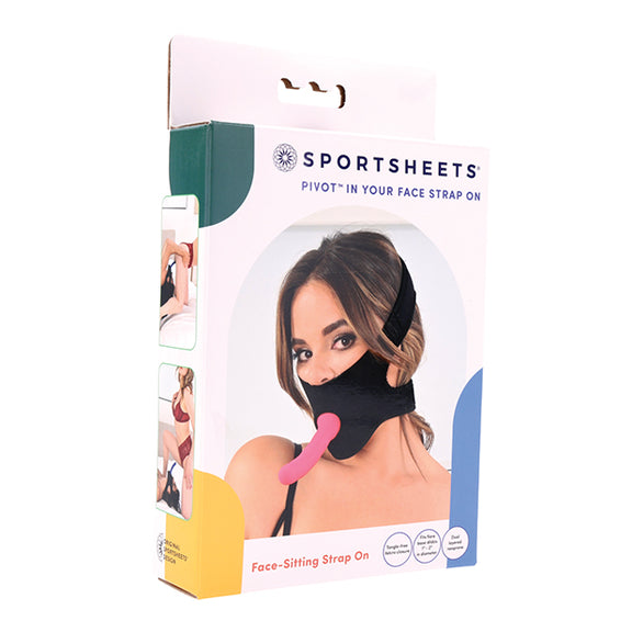 Pcakaging for the Pivot In Your Face Strap-On | Kinkly Shop