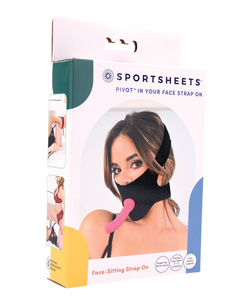 Pcakaging for the Pivot In Your Face Strap-On | Kinkly Shop