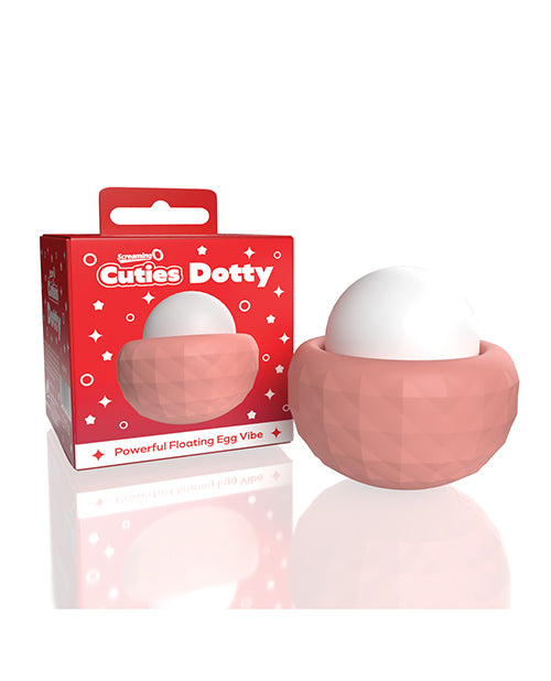 The Screaming O Cuties Dotty shown next to its packaging | Kinkly Shop