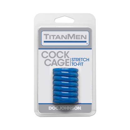 Packaging for the stretch to fit TitanMen Cock Cage | Kinkly Shop