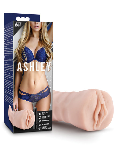 The packaging next to the Blush Ashley stroker | Kinkly