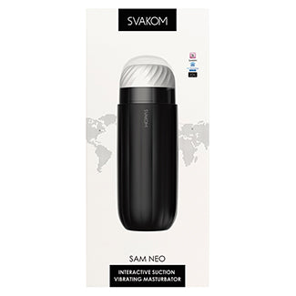 Packaging for the Svakom Sam Neo | Kinkly Shop