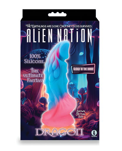 Packaging for the Alien Nation Glow Dragon | Kinkly Shop