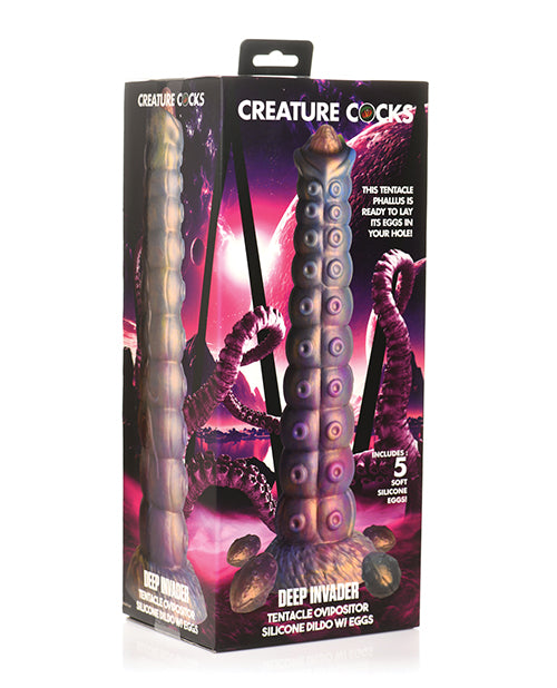Deep Invader Tentacle Ovipositor Alien Fantasy with Eggs Kinkly Shop Deep Invader Tentacle Ovipositor Alien Fantasy with Eggs Kinkly Shop