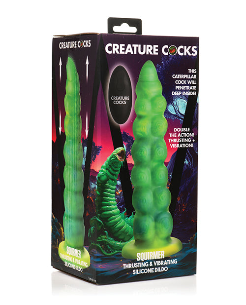Squirmer Thrusting & Vibrating Dildo Creature Cocks Fantasy Toy Kinkly Shop Squirmer Thrusting & Vibrating Dildo Creature Cocks Fantasy Toy Kinkly Shop
