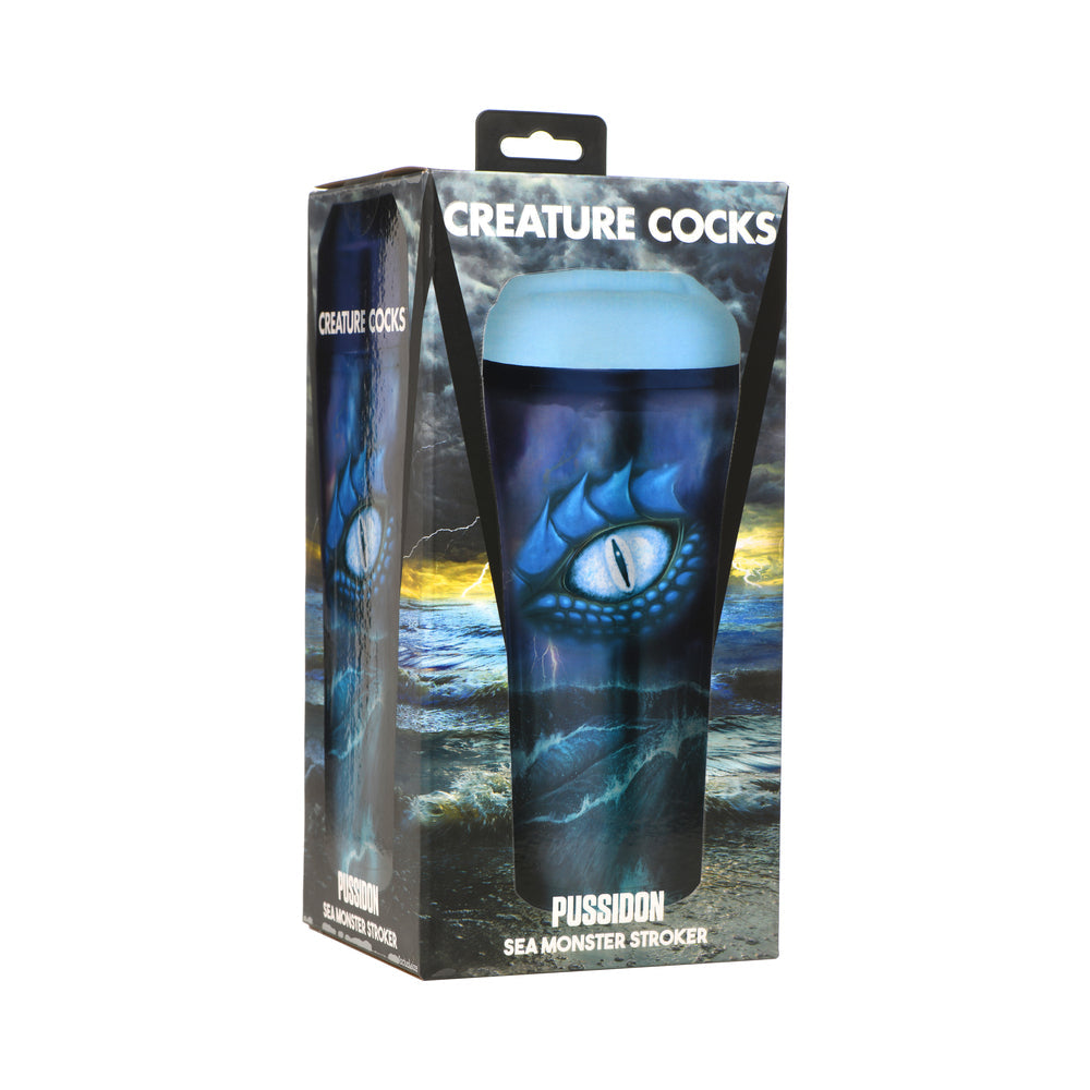 Packaging for the Creature Cocks Pussidon | Kinkly Shop
