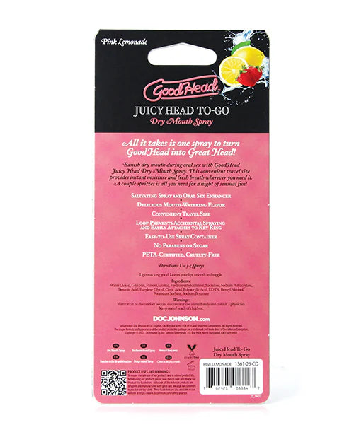 Goodhead Juicy Head Dry Mouth Spray To Go